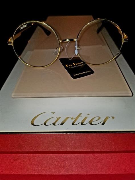 cartier round frames|cartier glasses clear frames.